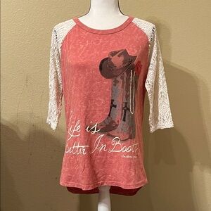 👢 LN Southern Grace brand women’s long sleeve shirt